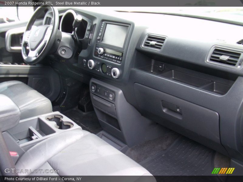 Steel Blue Metallic / Black 2007 Honda Ridgeline RTL
