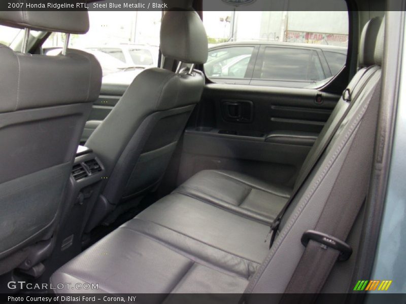 Steel Blue Metallic / Black 2007 Honda Ridgeline RTL