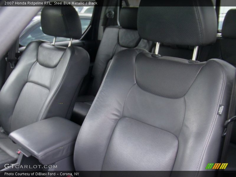 Steel Blue Metallic / Black 2007 Honda Ridgeline RTL