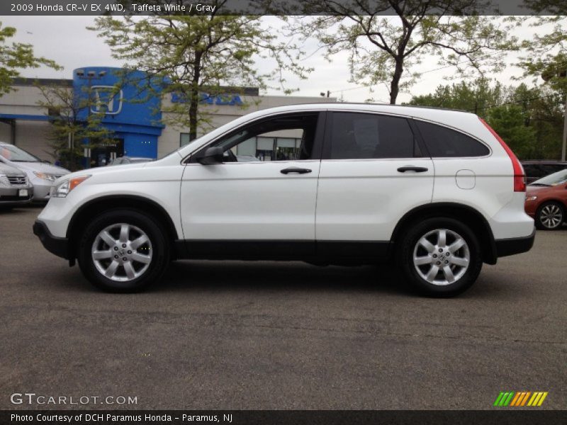 Taffeta White / Gray 2009 Honda CR-V EX 4WD