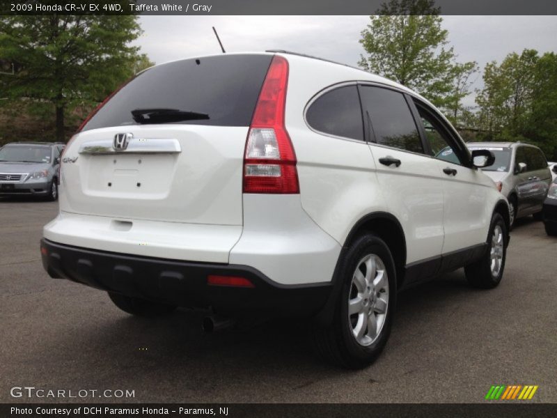 Taffeta White / Gray 2009 Honda CR-V EX 4WD