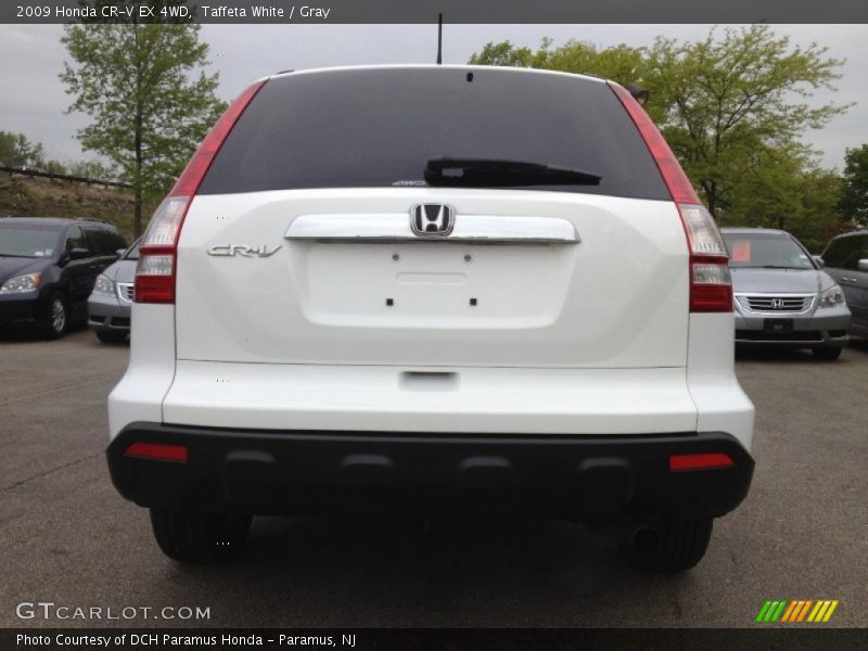 Taffeta White / Gray 2009 Honda CR-V EX 4WD