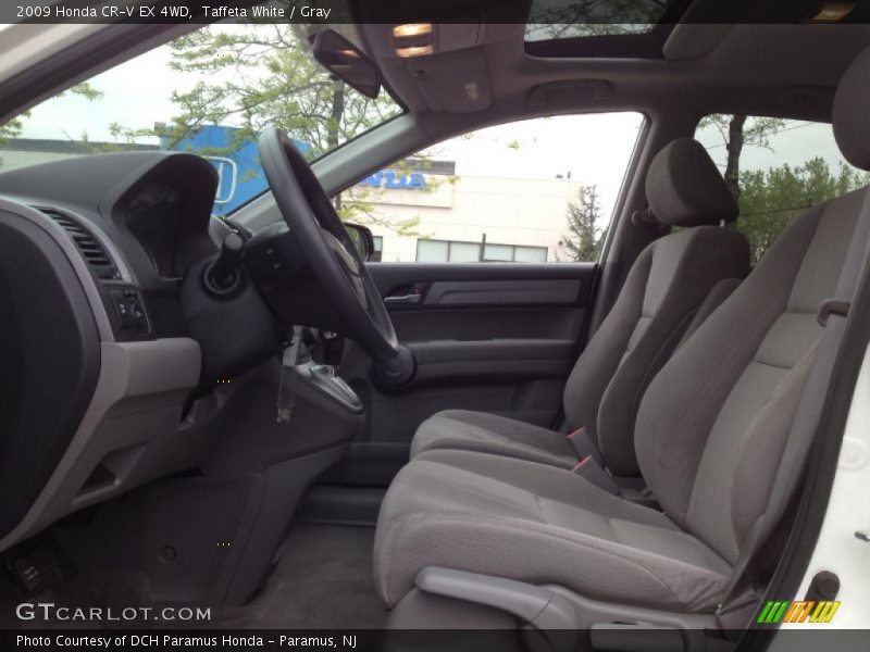 Taffeta White / Gray 2009 Honda CR-V EX 4WD