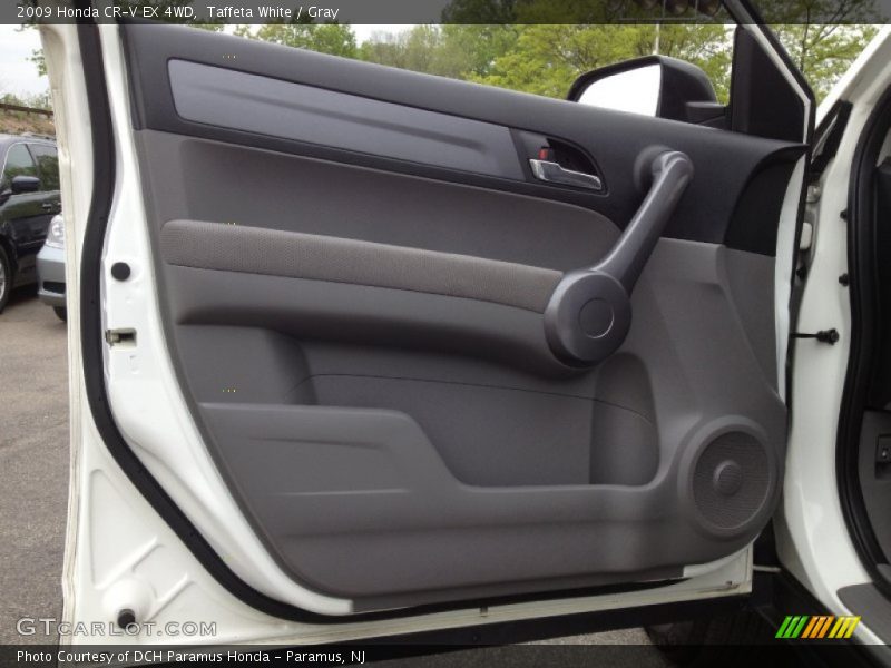 Taffeta White / Gray 2009 Honda CR-V EX 4WD