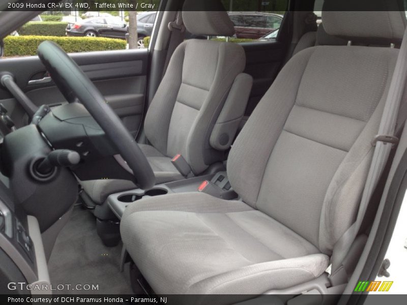 Taffeta White / Gray 2009 Honda CR-V EX 4WD