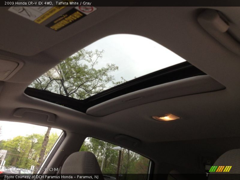 Taffeta White / Gray 2009 Honda CR-V EX 4WD