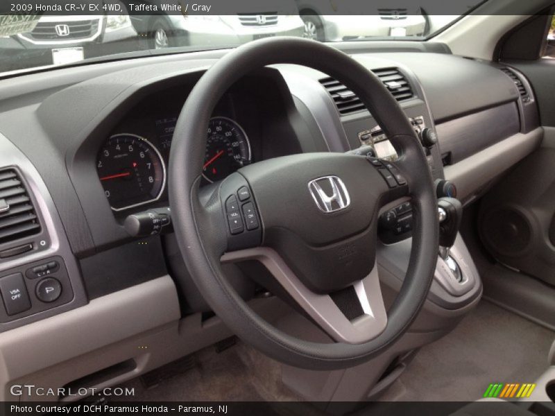 Taffeta White / Gray 2009 Honda CR-V EX 4WD