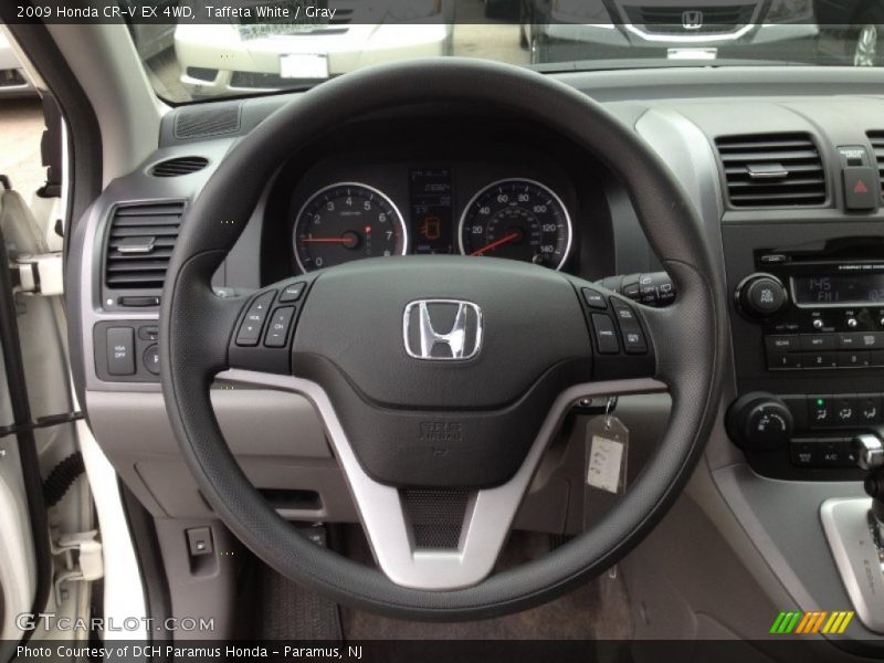 Taffeta White / Gray 2009 Honda CR-V EX 4WD