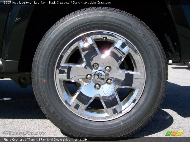 Black Clearcoat / Dark Khaki/Light Graystone 2005 Jeep Liberty Limited 4x4