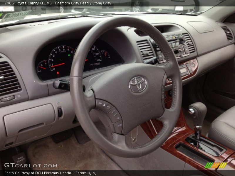Phantom Gray Pearl / Stone Gray 2006 Toyota Camry XLE V6