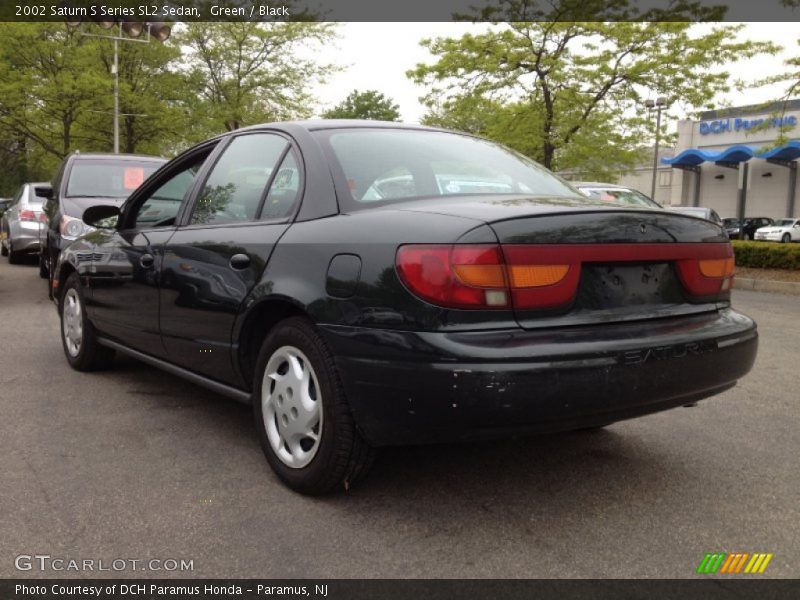 Green / Black 2002 Saturn S Series SL2 Sedan