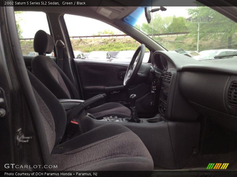 Green / Black 2002 Saturn S Series SL2 Sedan