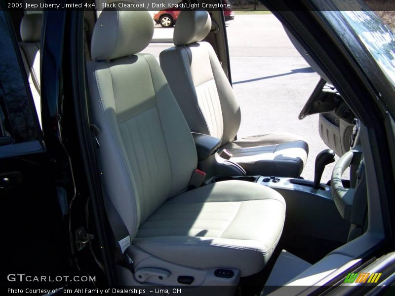 Black Clearcoat / Dark Khaki/Light Graystone 2005 Jeep Liberty Limited 4x4