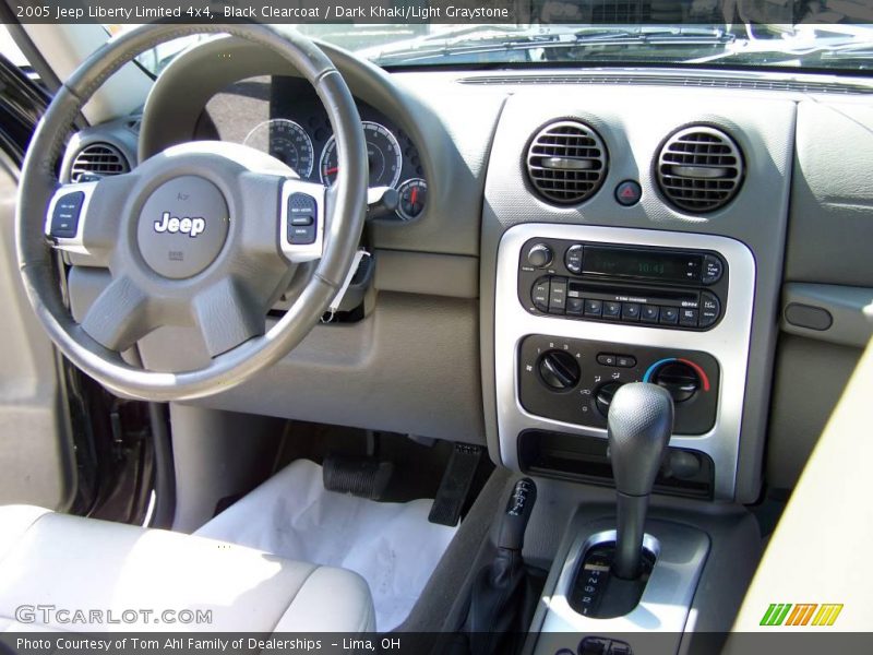 Black Clearcoat / Dark Khaki/Light Graystone 2005 Jeep Liberty Limited 4x4
