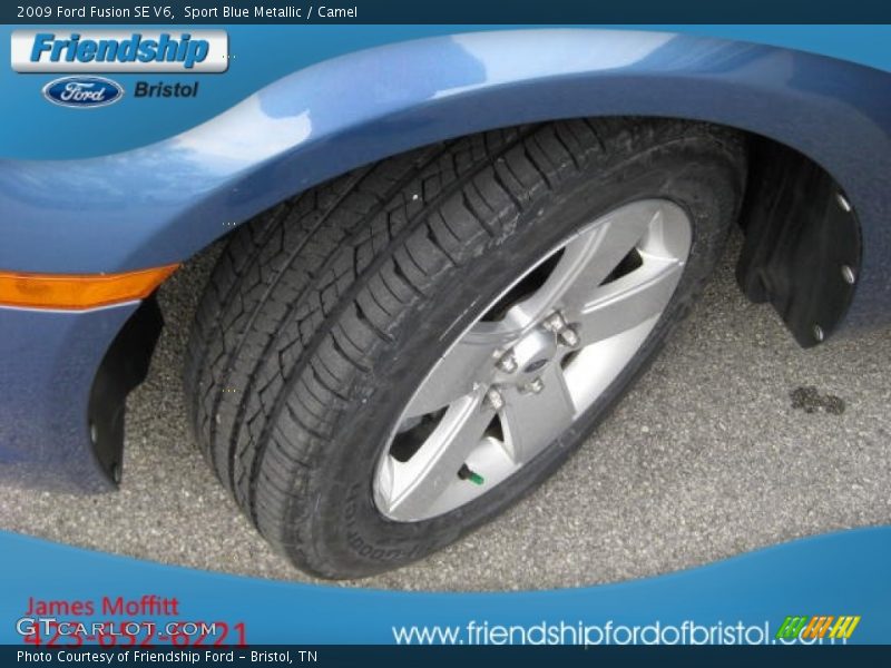 Sport Blue Metallic / Camel 2009 Ford Fusion SE V6