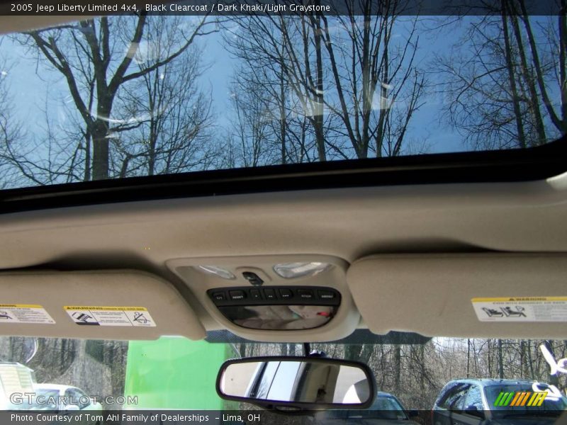 Black Clearcoat / Dark Khaki/Light Graystone 2005 Jeep Liberty Limited 4x4