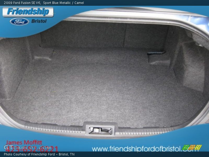 Sport Blue Metallic / Camel 2009 Ford Fusion SE V6