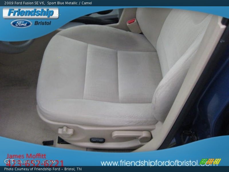 Sport Blue Metallic / Camel 2009 Ford Fusion SE V6