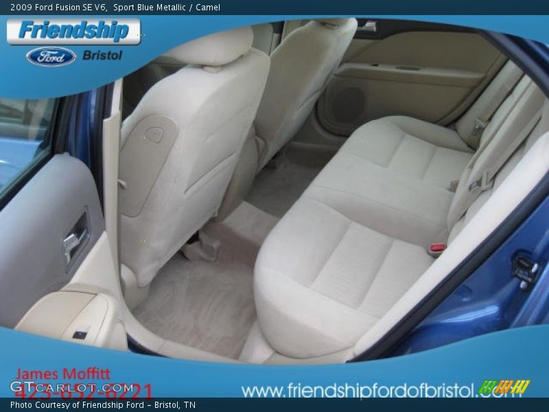 Sport Blue Metallic / Camel 2009 Ford Fusion SE V6