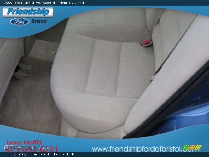 Sport Blue Metallic / Camel 2009 Ford Fusion SE V6