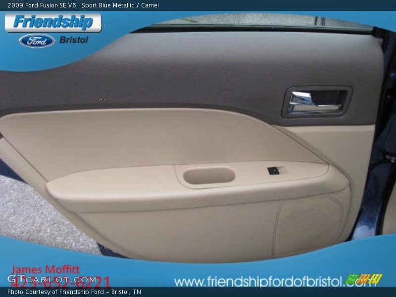 Sport Blue Metallic / Camel 2009 Ford Fusion SE V6