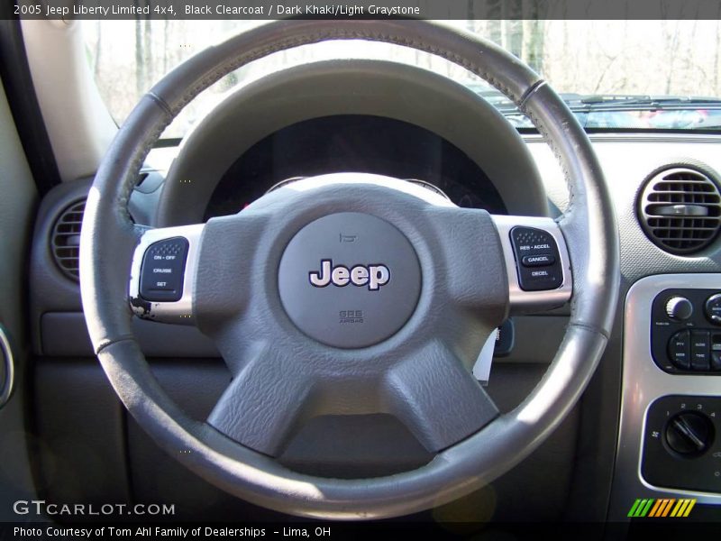 Black Clearcoat / Dark Khaki/Light Graystone 2005 Jeep Liberty Limited 4x4