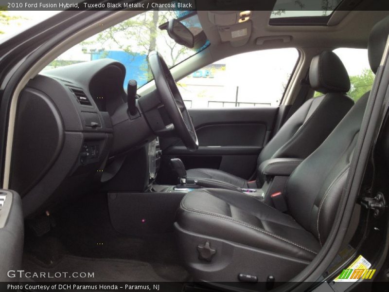 Tuxedo Black Metallic / Charcoal Black 2010 Ford Fusion Hybrid