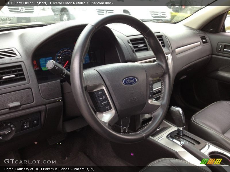 Tuxedo Black Metallic / Charcoal Black 2010 Ford Fusion Hybrid