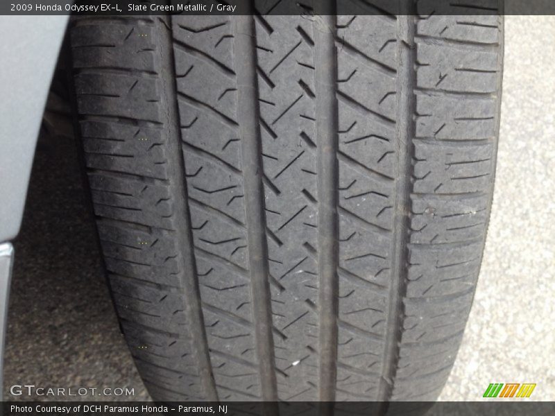 Slate Green Metallic / Gray 2009 Honda Odyssey EX-L