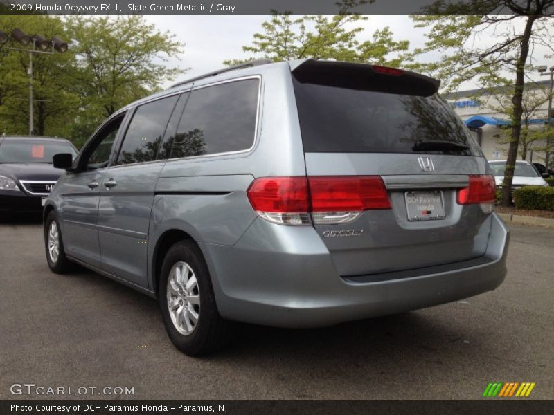 Slate Green Metallic / Gray 2009 Honda Odyssey EX-L