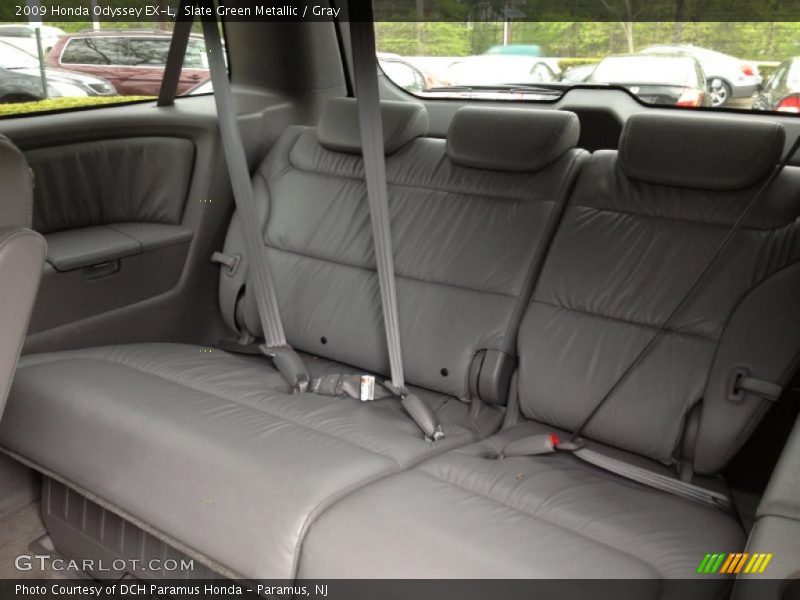 Slate Green Metallic / Gray 2009 Honda Odyssey EX-L