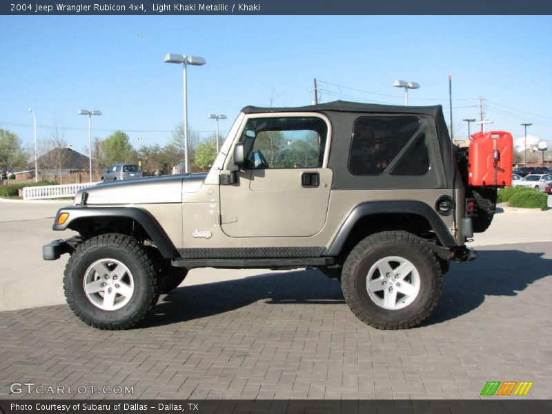 Light Khaki Metallic / Khaki 2004 Jeep Wrangler Rubicon 4x4