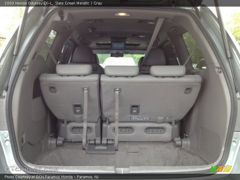 Slate Green Metallic / Gray 2009 Honda Odyssey EX-L