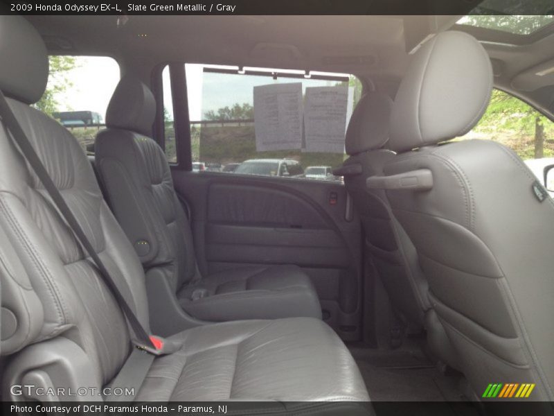 Slate Green Metallic / Gray 2009 Honda Odyssey EX-L
