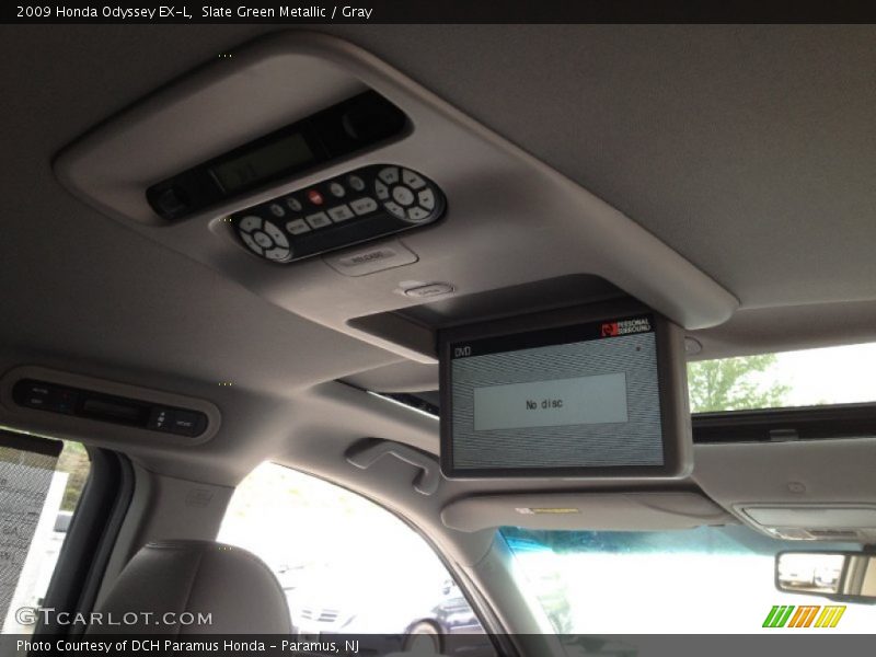 Slate Green Metallic / Gray 2009 Honda Odyssey EX-L