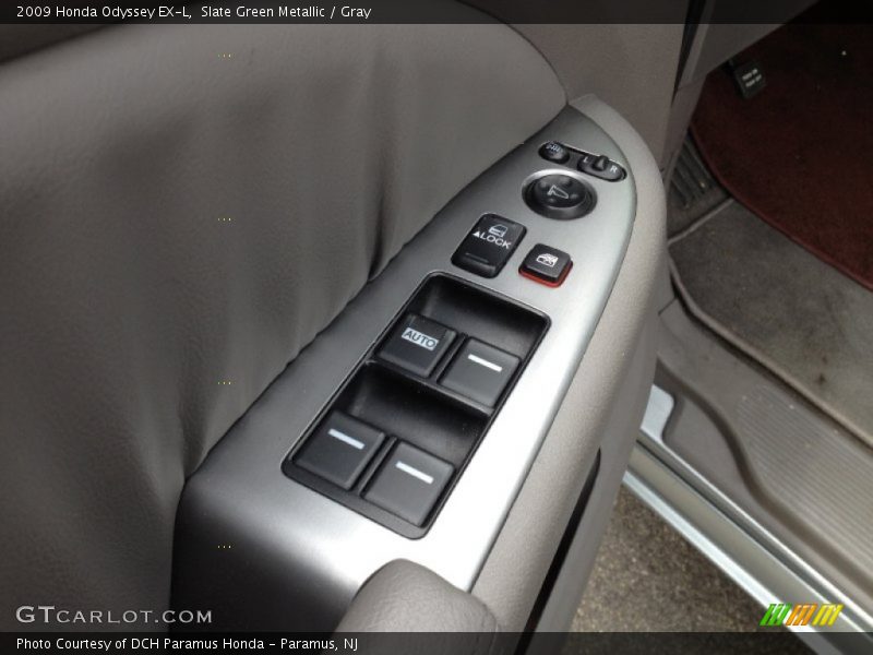Slate Green Metallic / Gray 2009 Honda Odyssey EX-L