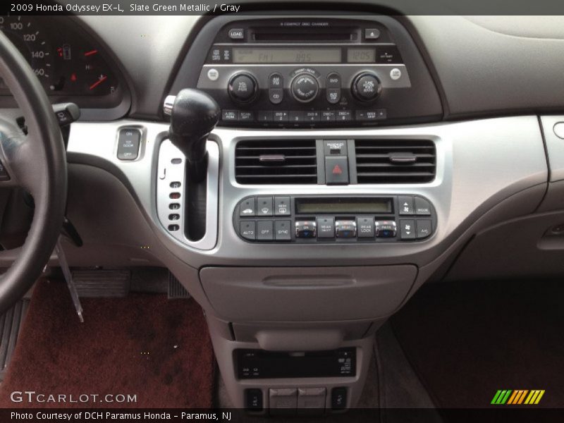 Slate Green Metallic / Gray 2009 Honda Odyssey EX-L