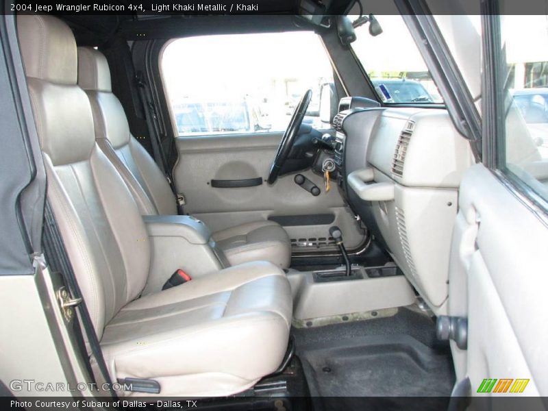 Light Khaki Metallic / Khaki 2004 Jeep Wrangler Rubicon 4x4