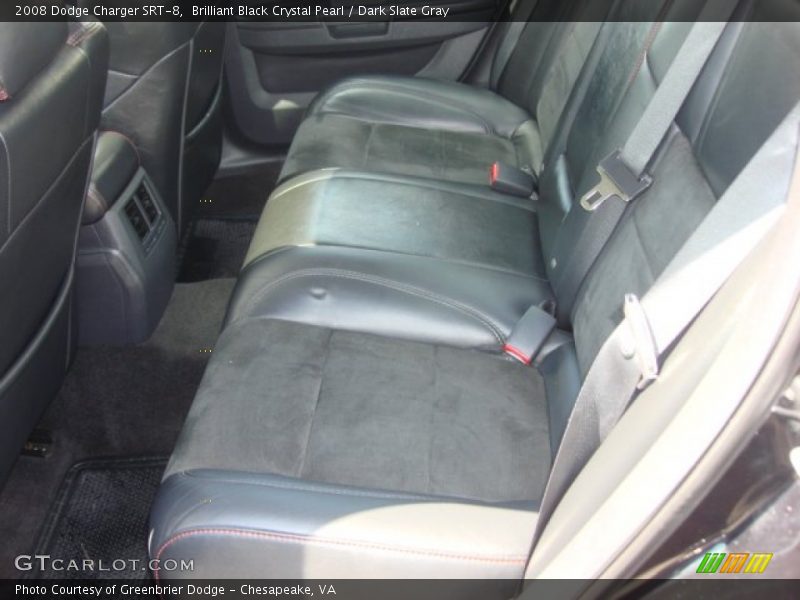 Brilliant Black Crystal Pearl / Dark Slate Gray 2008 Dodge Charger SRT-8
