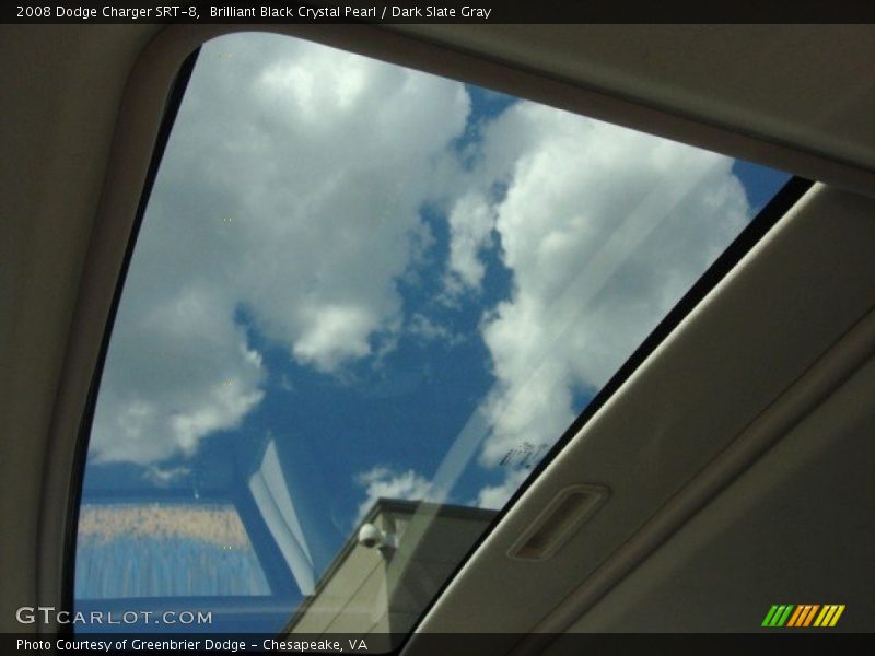 Brilliant Black Crystal Pearl / Dark Slate Gray 2008 Dodge Charger SRT-8