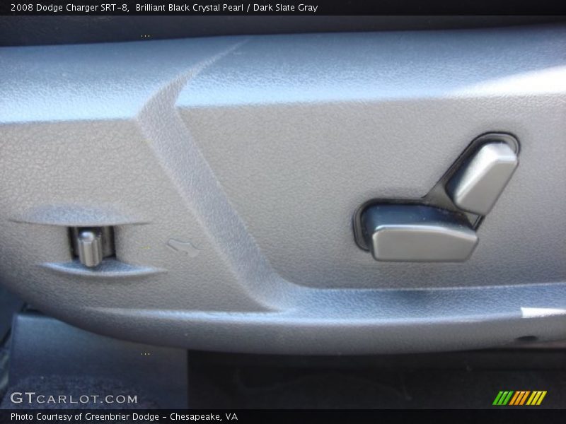Brilliant Black Crystal Pearl / Dark Slate Gray 2008 Dodge Charger SRT-8