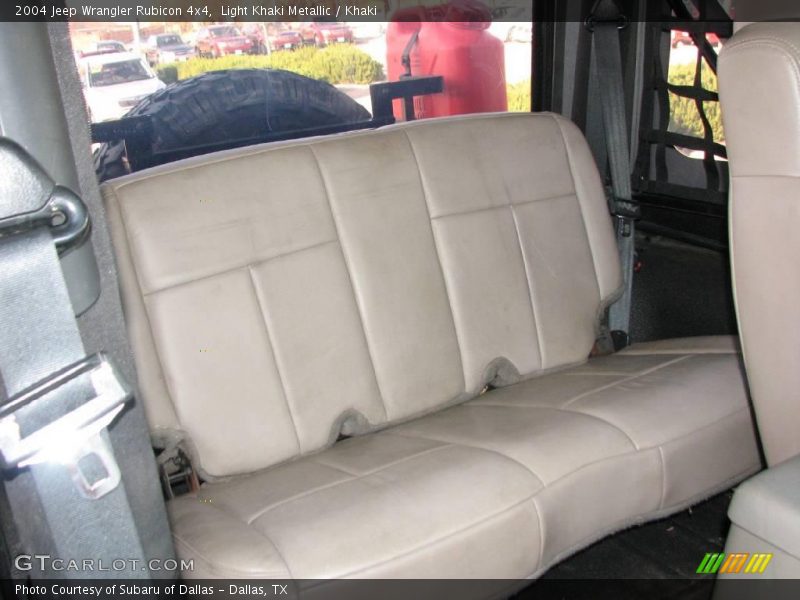 Light Khaki Metallic / Khaki 2004 Jeep Wrangler Rubicon 4x4