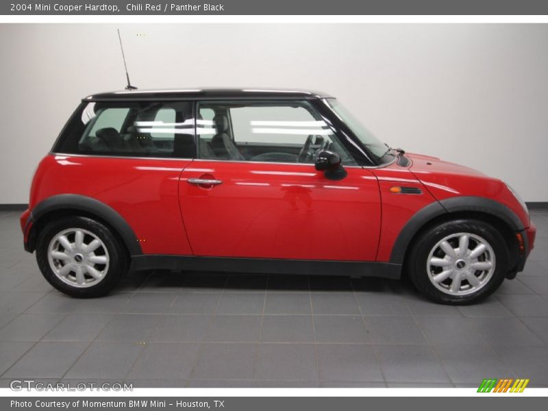Chili Red / Panther Black 2004 Mini Cooper Hardtop