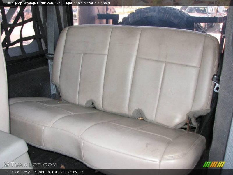 Light Khaki Metallic / Khaki 2004 Jeep Wrangler Rubicon 4x4