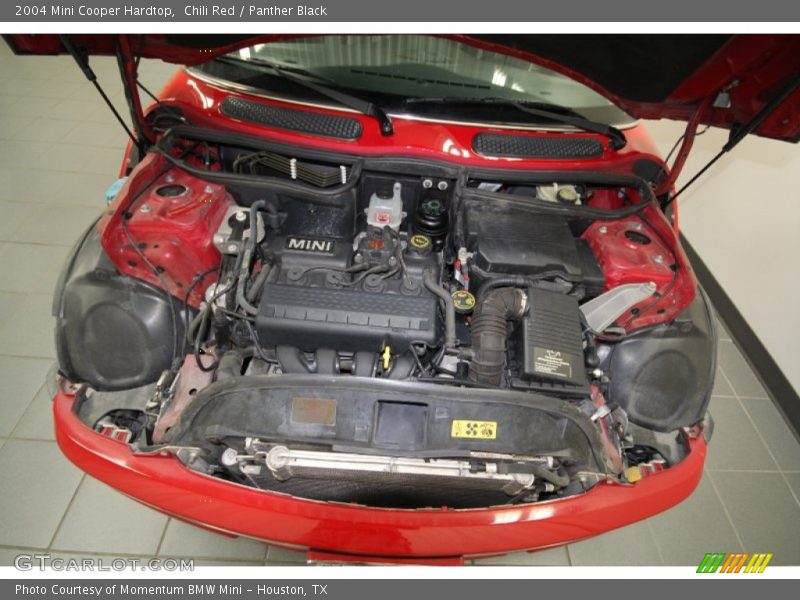 Chili Red / Panther Black 2004 Mini Cooper Hardtop
