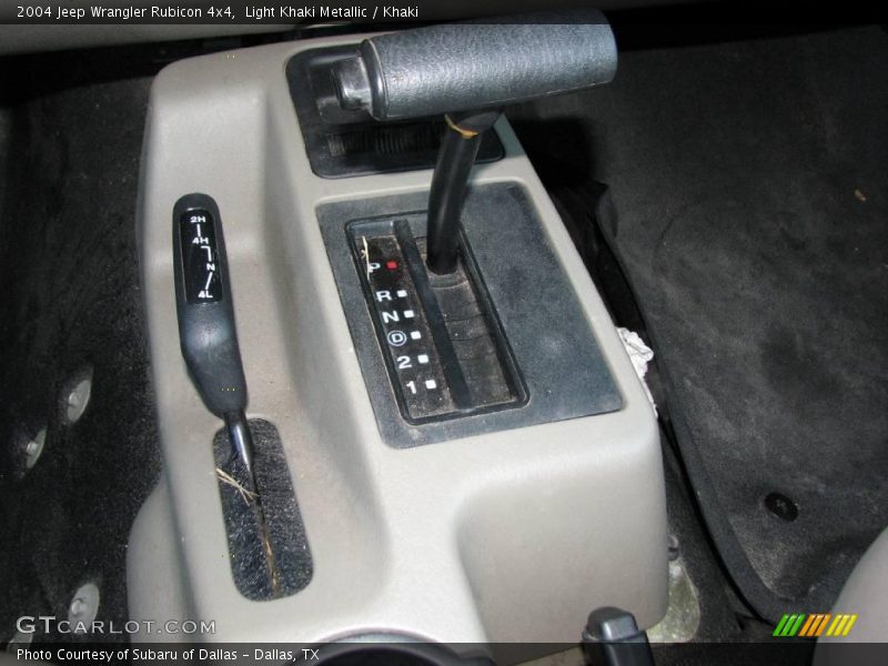 Light Khaki Metallic / Khaki 2004 Jeep Wrangler Rubicon 4x4
