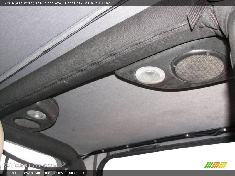 Light Khaki Metallic / Khaki 2004 Jeep Wrangler Rubicon 4x4