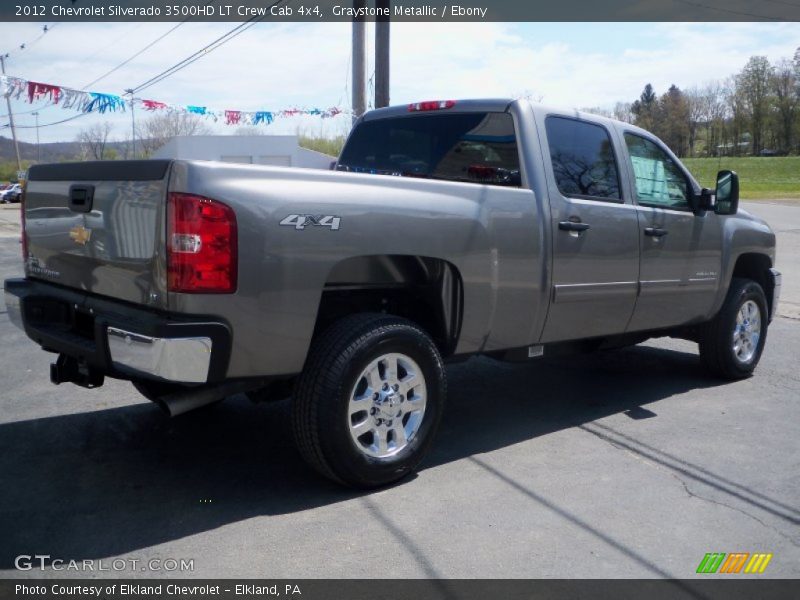 Graystone Metallic / Ebony 2012 Chevrolet Silverado 3500HD LT Crew Cab 4x4