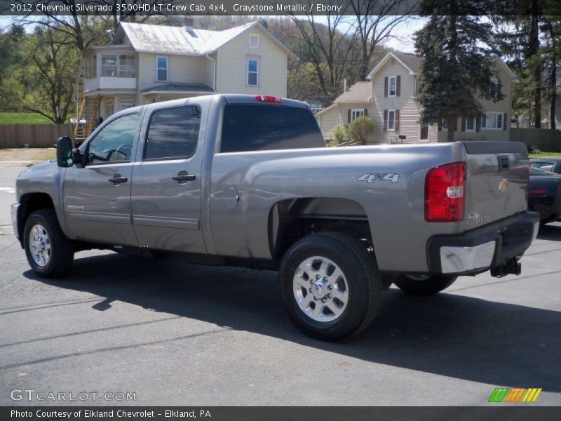 Graystone Metallic / Ebony 2012 Chevrolet Silverado 3500HD LT Crew Cab 4x4