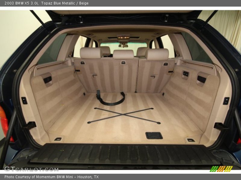 Topaz Blue Metallic / Beige 2003 BMW X5 3.0i